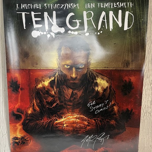 Ten Grand Image Comics 24x36 Poster Signed by J. Michael Straczynski Autographed - Picture 8 of 10